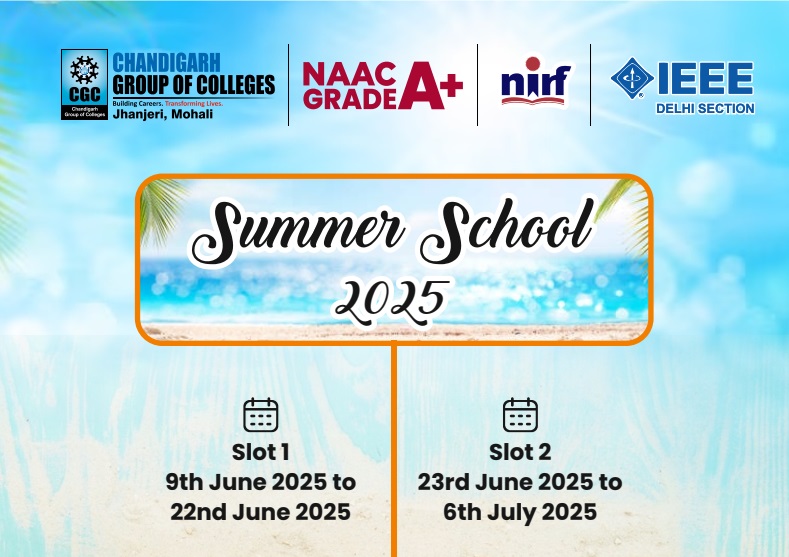 Chandigarh Group of Colleges Jhanjeri's Summer School, India