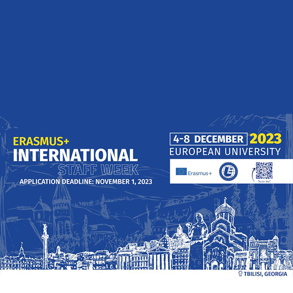 Erasmus+ International Staff Week at the European University in Tbilisi, Georgia