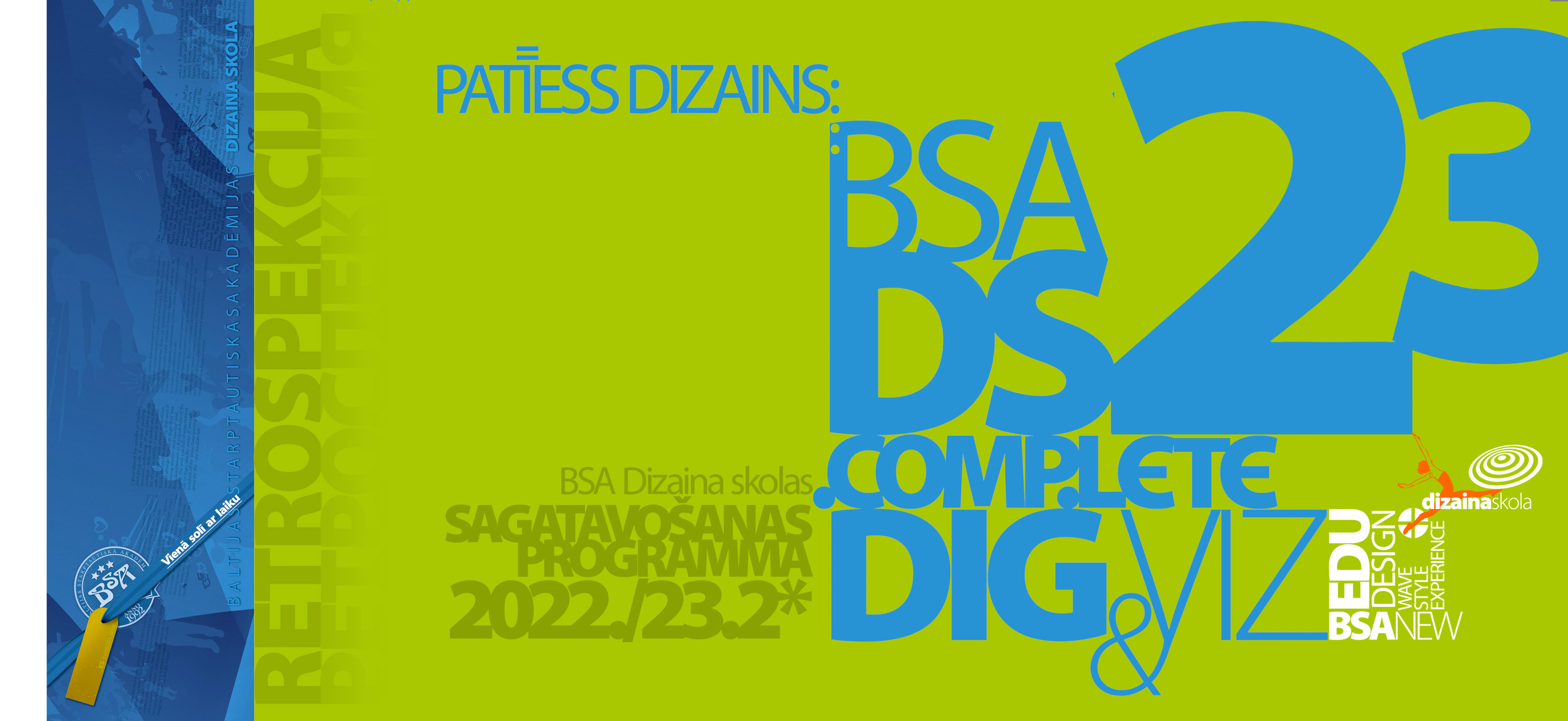 BSA Dizaina skolas sagatavošanas programma 2022./2023