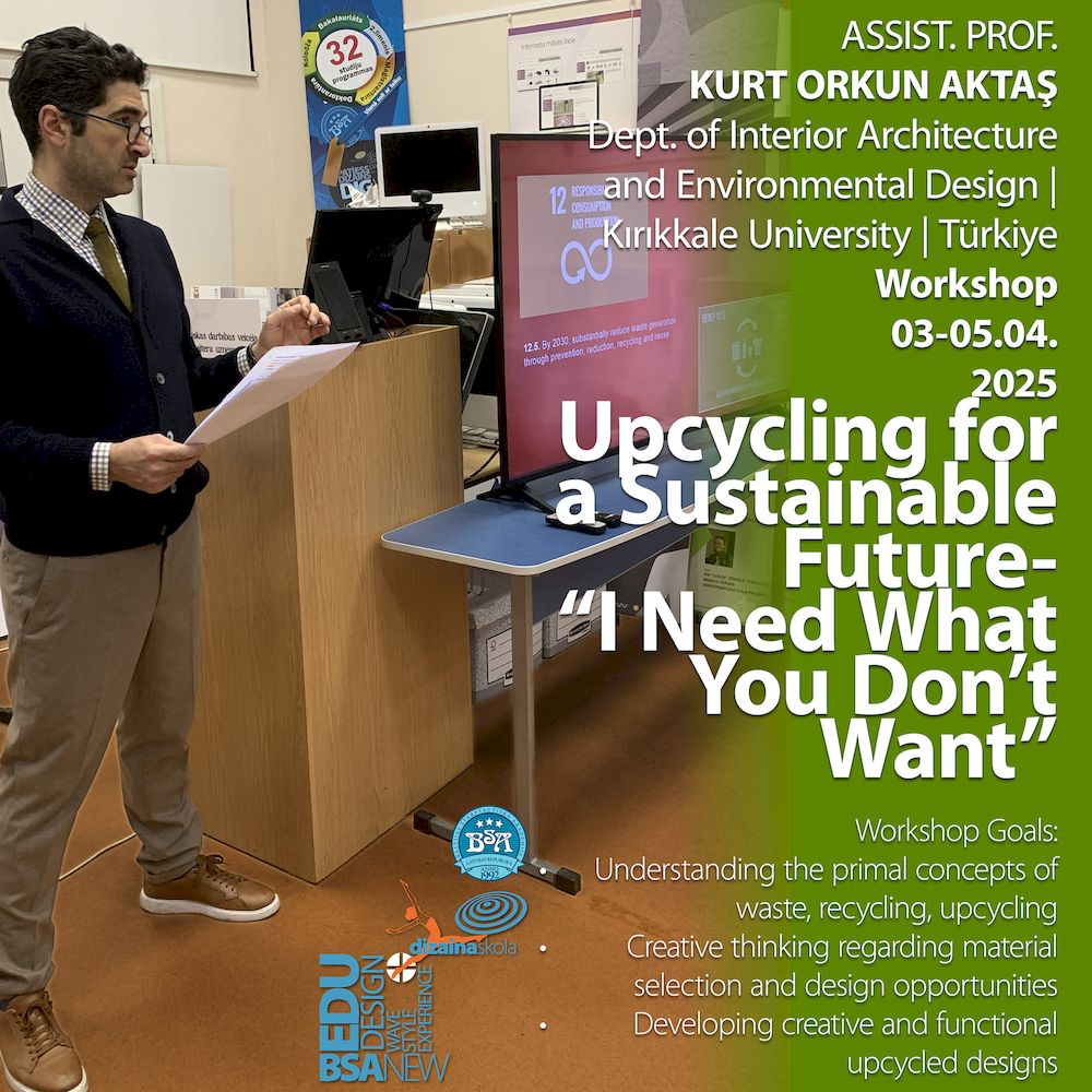 Workshop  Upcycling for a Sustainable Future- “I Need What You Don’t Want”