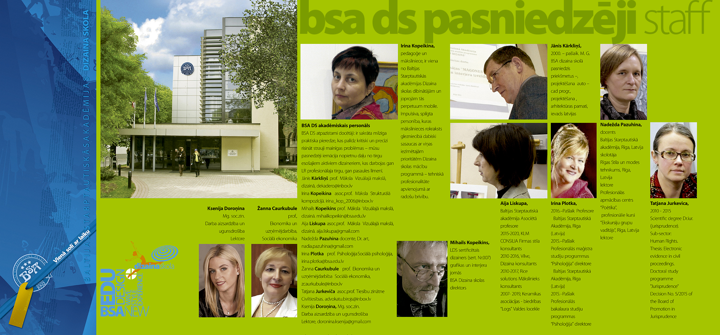 BSADS pasniedzeji